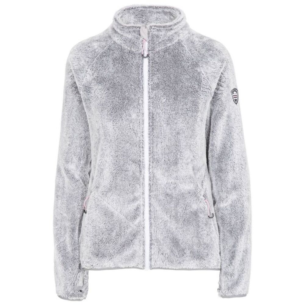 Trespass Womens/Ladies TELLTALE Winter Fleece Jacket / Silver Grey